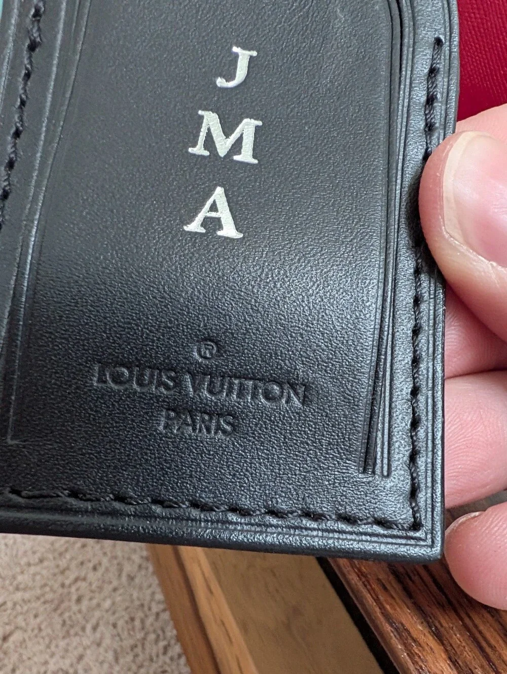 Louis Vuitton Monogram Leather Luggage Tags Duo JMA